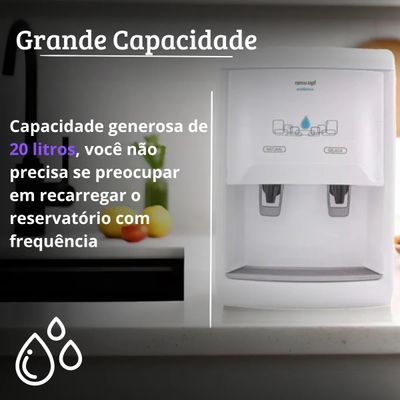 Bebedouro de Agua Evidence Branco 127V - New Up Compressor