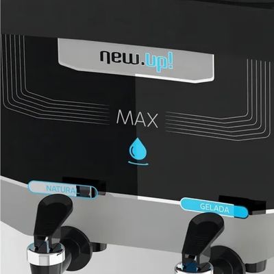 Bebedouro De Galão Refrigerado Coluna Max Inox 127v - New Up