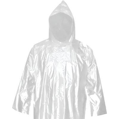10 Peças Capa de Chuva Transparente Descartável Proteção