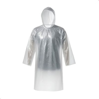 10 Peças Capa de Chuva Transparente Descartável Proteção