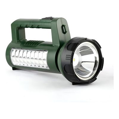 Lanterna Recarregável 40W com Iluminação Frontal e Lateral – Alta Durabilidade Recarregável 2 em 1 LED Emergência