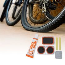 Kit de Remendo de Pneus para Bicicleta e Carrinho de Mão – Compacto e Prático  8 Peças