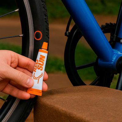 Kit de Remendo de Pneus para Bicicleta e Carrinho de Mão – Compacto e Prático  8 Peças