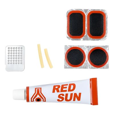 Kit de Remendo de Pneus para Bicicleta e Carrinho de Mão – Compacto e Prático  8 Peças