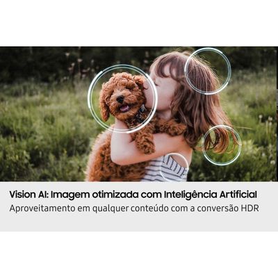 Smart TV Samsung 100" 4K Neo QLED Ultra QN100QN80FGXZD Painel até 144Hz Gaming Hub Dolby Atmos Preta Titan