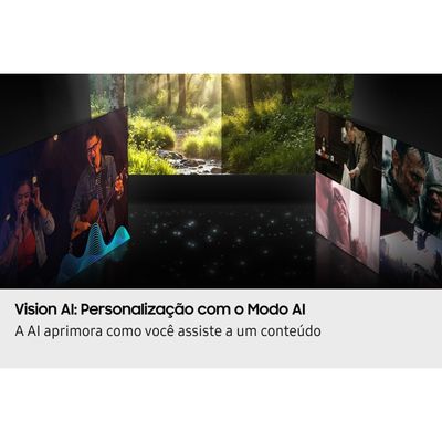 Smart TV Samsung 100" 4K Neo QLED Ultra QN100QN80FGXZD Painel até 144Hz Gaming Hub Dolby Atmos Preta Titan