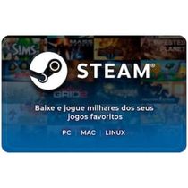 Gift Card Digital Steam - R$21