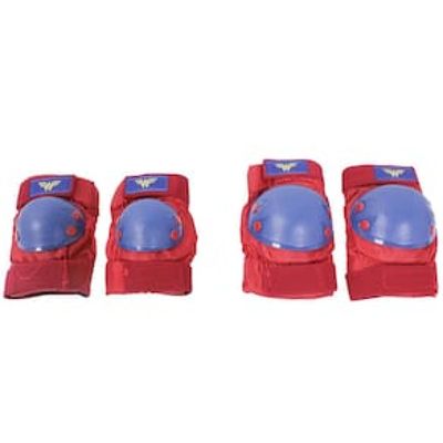 Kit de Proteção P Mulher Maravilha Bel - 4 Peças