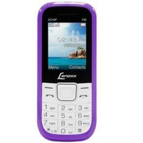 Celular Lenoxx CX 903 Branco/Lilás com Tela 1.8, Dual Chip, Câmera VGA, Bluetooth, MP3 e Rádio FM