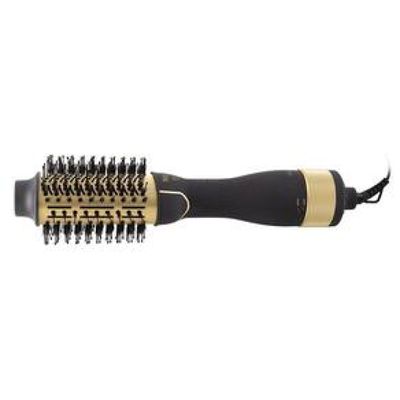 Escova Secadora Philco Soft PES15 Luz infrared com Cabo Giratório 1300W Preta/Dourada - Bivolt
