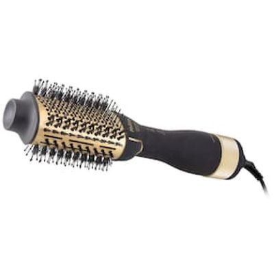Escova Secadora Philco Soft PES15 Luz infrared com Cabo Giratório 1300W Preta/Dourada - Bivolt