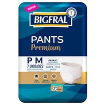 Roupa Íntima Descartável BigFral Pants Premium Tamanho P/M - 56 Unidades