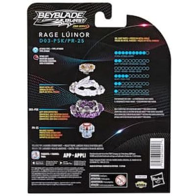 Jogo de Pião Beyblade Burst Pro Series Rage Luinor F7800 - Hasbro