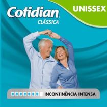 Fralda Cotidian Clássica Unissex Incontinência Intensa XG - 7 Unidades