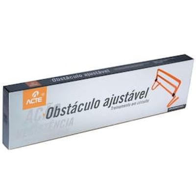 Obstáculo Ajustável Acte Sports T76 com Regulagem de Altura - Laranja