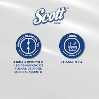 Protetor de Assento Descartável Kimberly Clark Professional 100 Folhas - 6 Unidades