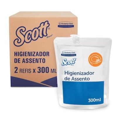 Higienizador de Assento Scott Spray 300ml - 2 Unidades
