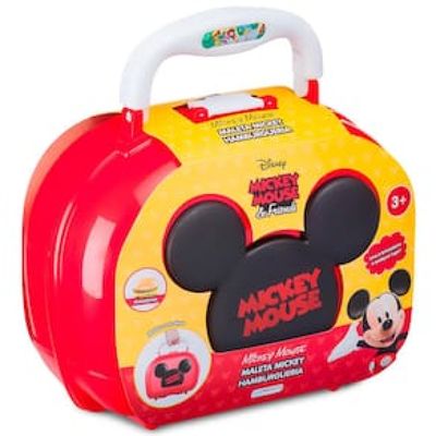 Maleta Multikids Mickey Hamburgueria BR1565 com 7 Acessórios