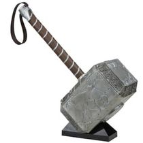 Acessório Martelo Eletrônico Marvel Legends Series Mighty Thor Mjolnir F3560 Hasbro - 48,7 cm