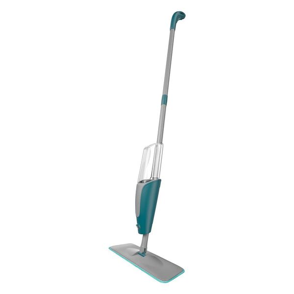 Mop Spray FlashLimp MOP7800 com Compartimento para Produto de Limpeza Verde/Cinza