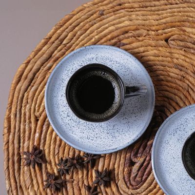 Xícara de Café com Pires Bio Echo Porto Brasil Branco - 1 peça