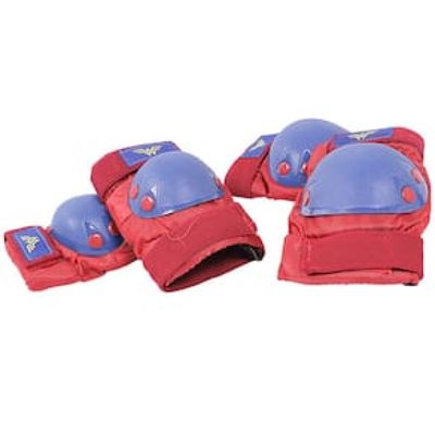 Kit de Proteção P Mulher Maravilha Bel - 4 Peças