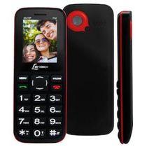 Celular Lenoxx CX 905 Preto/Vermelho com Tela 1.8, Dual Chip, Câmera VGA, Bluetooth, MP3 e Rádio FM