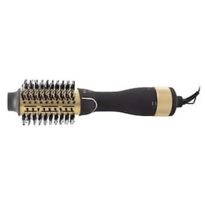Escova Secadora Philco Soft PES15 Luz infrared com Cabo Giratório 1300W Preta/Dourada - Bivolt