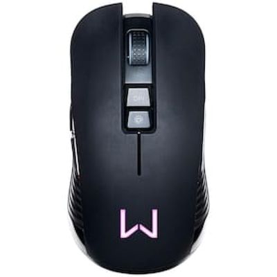 Mouse Gamer Sem Fio Multilaser Warrior Akin MO280 - Preto