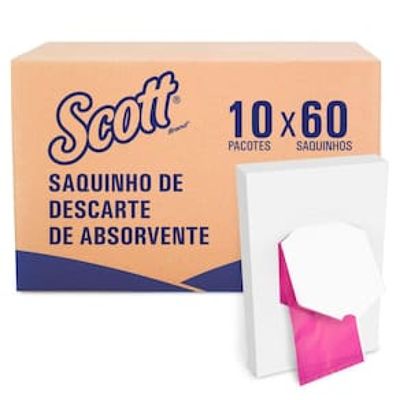 Saquinho para Descarte de Absorvente Kimberly-Clark - 600 Unidades