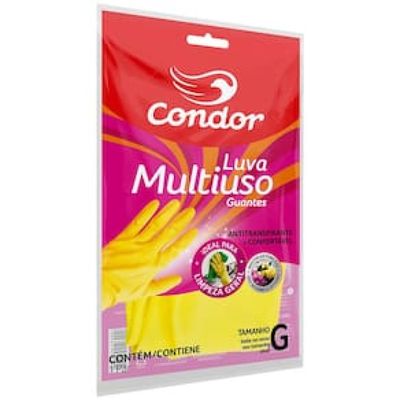 Luva Multiuso Condor G Amarela - 1 Par