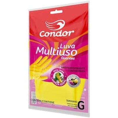 Luva Multiuso Condor G Amarela - 1 Par