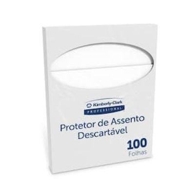 Protetor de Assento Descartável Kimberly Clark Professional 100 Folhas - 6 Unidades