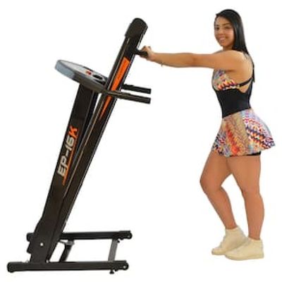 Esteira Ergométrica Eletrônica Polimet EP-16k Preta  Bivolt