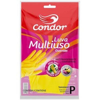 Luva Multiuso Condor P Amarela - 1 Par