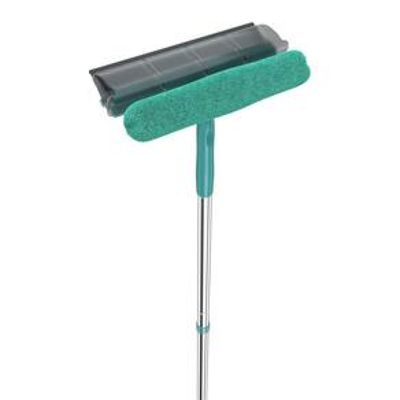 Mop Limpa Vidros FlashLimp com Cabo Telescópico  Verde Esmeralda