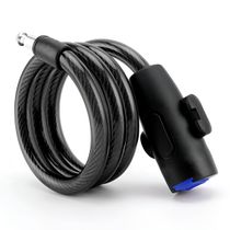 Cadeado Trava Antifurto para Bicicleta – Corrente Flexível em Aço 1,50m com Chaves