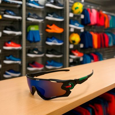 Óculos Esportivo UV400 Ultraleve com Lente Espelhada – Performance, Proteção e Conforto