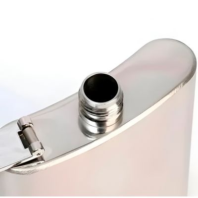Cantil Porta Bebida de Bolso Aço Inoxidável Resistente - Durável, Discreto e Portátil para Bebidas
