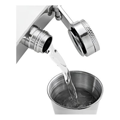 Cantil Porta Bebida de Bolso Aço Inoxidável Resistente - Durável, Discreto e Portátil para Bebidas
