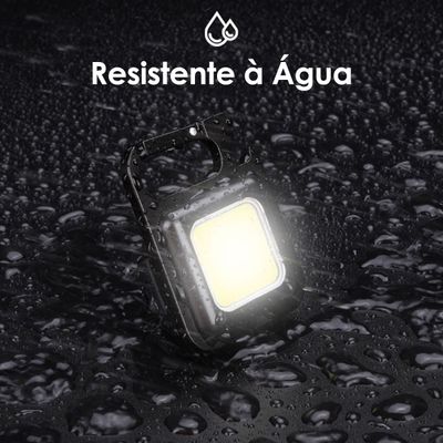Mini Lanterna LED Portátil USB Recarregável 6W – Imã, Abridor, Modos de Luz e Bateria 500mA - Bolso Tatica Abridor