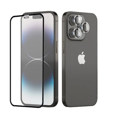 Kit Full Protection para iPhone 13 Pro Max - Película de Vidro + Protetor de Lente 9H - Gshield