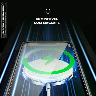 Capa para iPhone 16 Pro Max - Magsafe TechCouro - Preta - Gshield