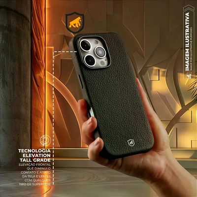 Capa para iPhone 16 Pro Max - Magsafe TechCouro - Preta - Gshield