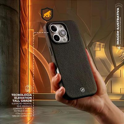 Capa para iPhone 15 - Magsafe TechCouro - Preta - Gshield