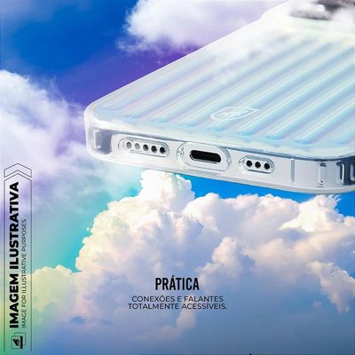 Capa para iPhone 16 - Rainbow Transparente - Gshield