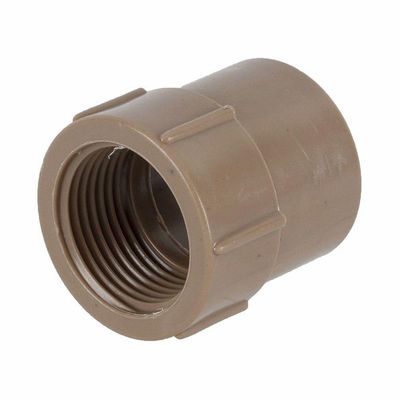 Luva Pvc Marrom Roscável E Soldável 1 32mm Plastilit