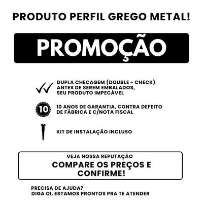 Porta Papel Higiênico Orion Alto Brilho Grego Metal