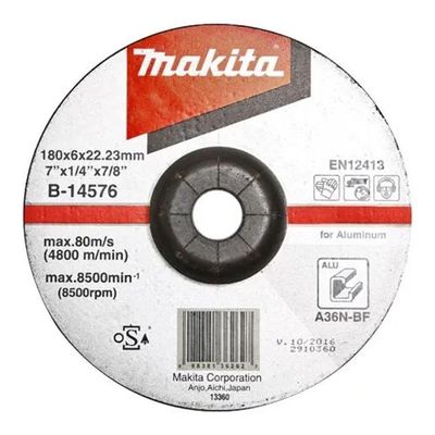 Disco De Desbaste Para Aluminio 180mm Makita B-14576