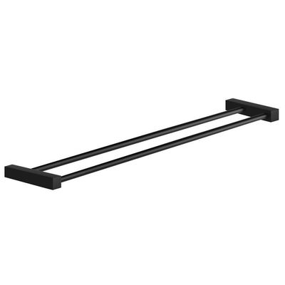 Kit Acessórios Para Banheiro Preto Fosco 5 Peças Grego Metal 2190tr